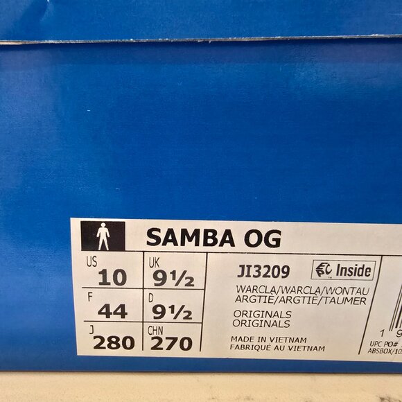[JI3209] Adidas Originals Mens Samba OG Warm Clay Wonder Taupe *NEW* SIZE 10 - Picture 6 of 14